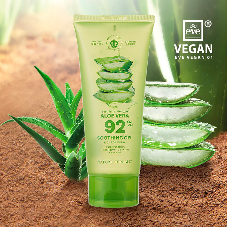 [VEGAN BEAUTY] Soothing & Moisture Aloe Vera 92% Soothing Gel (Tube)