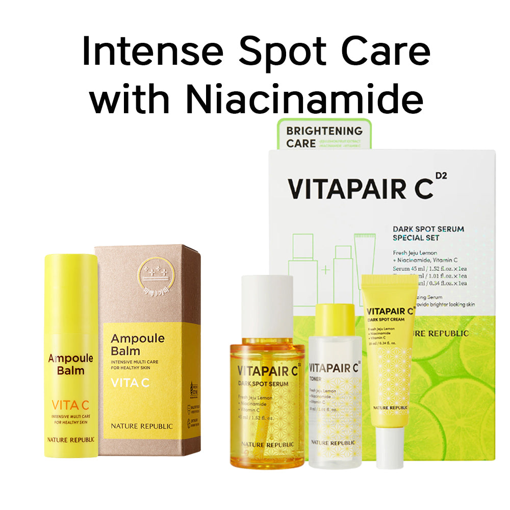 [Intense Spot Care with Niacinamide] Intense Multi Ampoule Balm Vita C + Vitapair C Dark Spot Serum Special Set