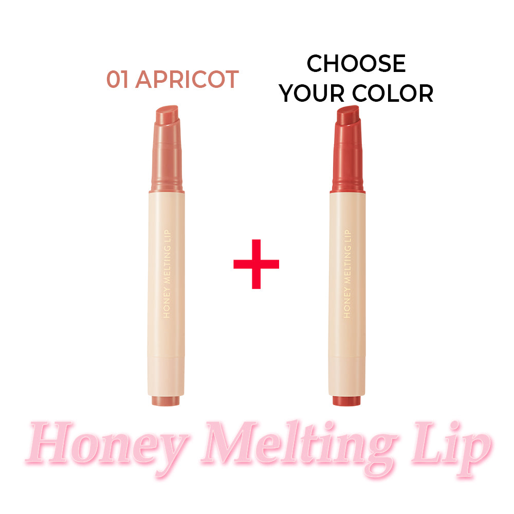 [BOGO50] Honey Melting Lip (01 Apricot + Choose Your Color)