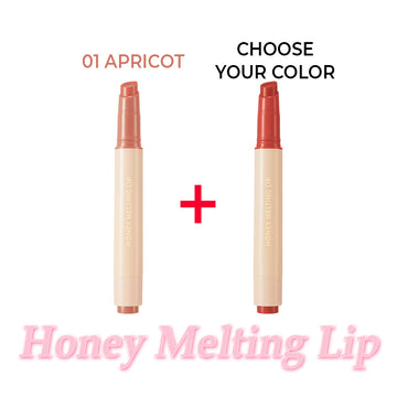 [BOGO50] Honey Melting Lip (01 Apricot + Choose Your Color)