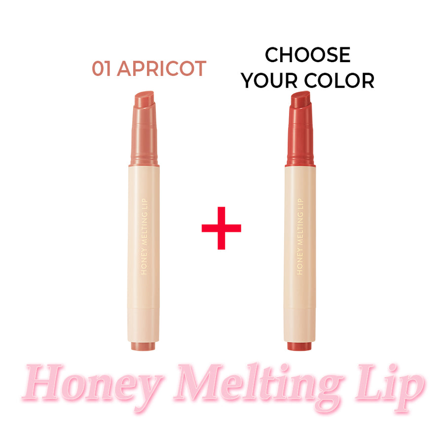 [BOGO50] Honey Melting Lip (01 Apricot + Choose Your Color)