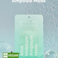 FREEMAY-Blue Moisture Ampoule Mask Sheets (10sheets)