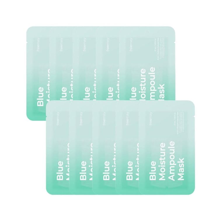 FREEMAY-Blue Moisture Ampoule Mask Sheets (10sheets)