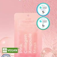 FREEMAY-Pink Collagen Mask sheets (10sheets)