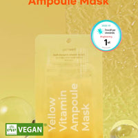 FREEMAY-Yellow Vitamin Ampoule Mask sheets (10sheets)