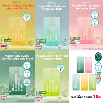 [10X] freemay Ampoule Mask Sheet Set