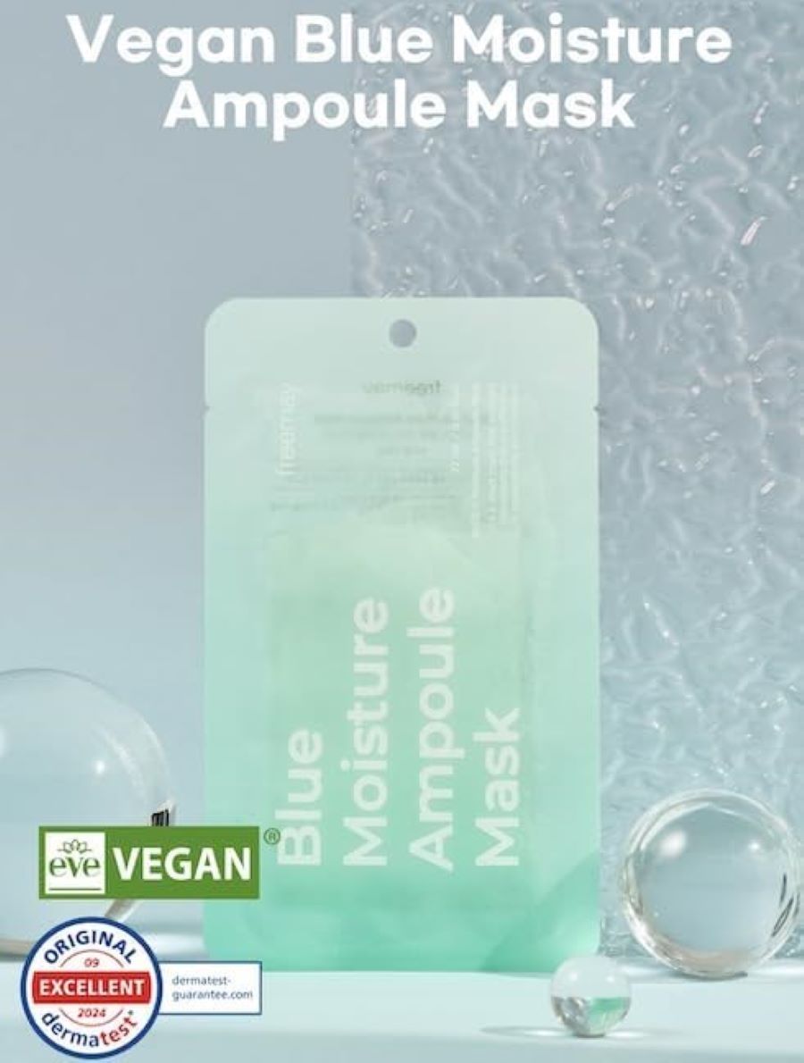 FREEMAY-Blue Moisture Ampoule Mask Sheet