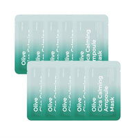 FREEMAY-Olive Cica Calming Ampoule Mask Sheets (10sheets)