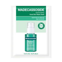 [10+10] Good Skin Madecassoside Mask Sheet & Green Derma Mild Cica Calming Care Mask Sheet