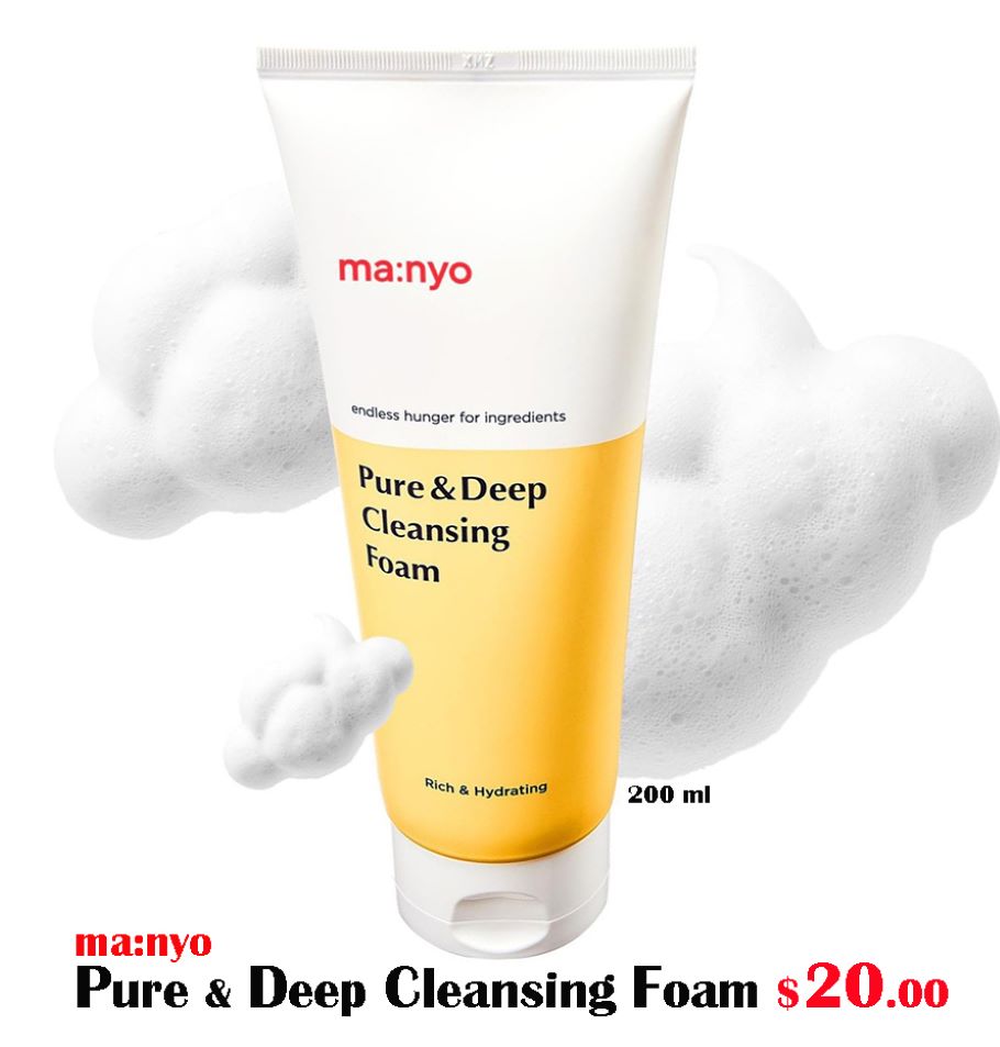 [MA:NYO] PURE & DEEP CLEANSING FOAM 200ml