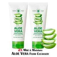 [2X] Mild & Moisture ALOE VERA Foam Cleanser (NEW)