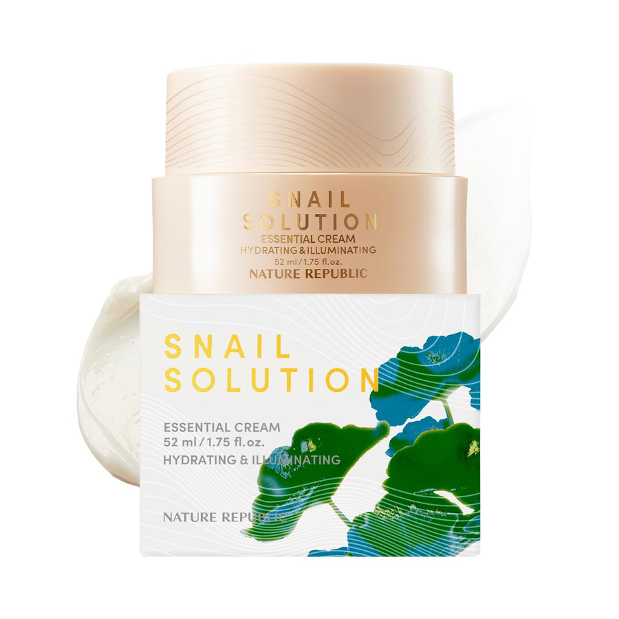 [IMPROVING SKIN COMPLEXION & ELASTICITY] SNAIL SOLUTION ESSENTIAL CREAM (NEW)