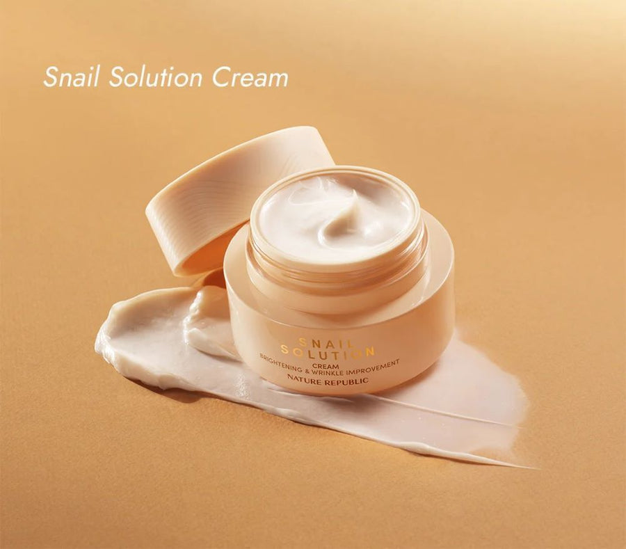 [IMPROVING SKIN COMPLEXION & ELASTICITY] SNAIL SOLUTION ESSENTIAL CREAM (NEW)
