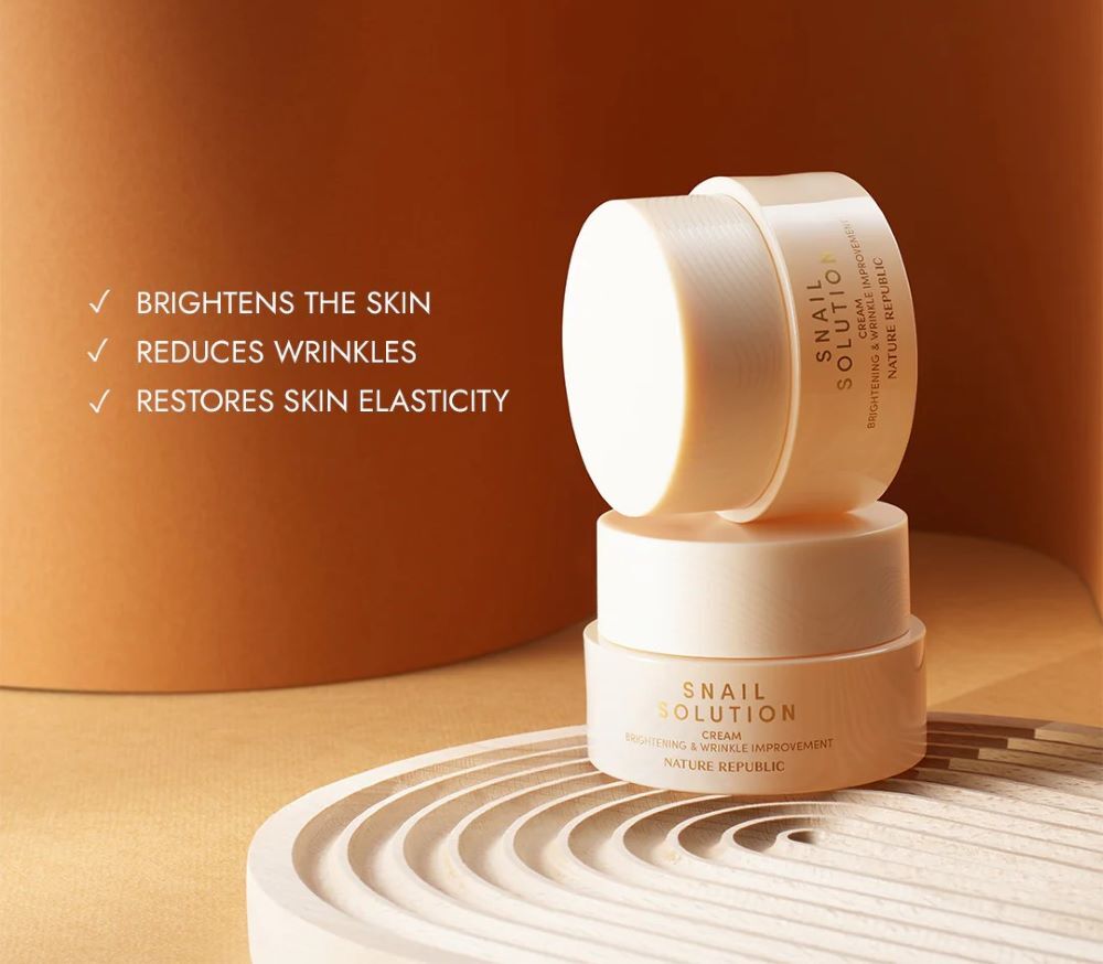[IMPROVING SKIN COMPLEXION & ELASTICITY] SNAIL SOLUTION ESSENTIAL CREAM (NEW)