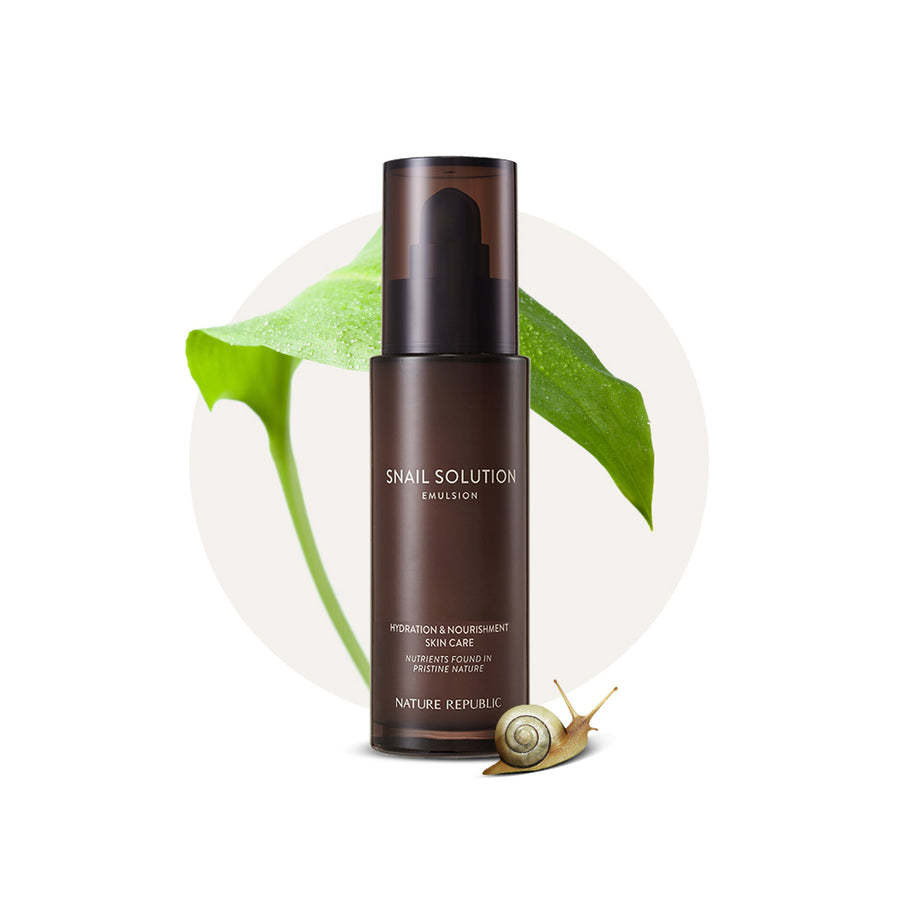 [IMPROVING SKIN COMPLEXION & ELASTICITY] Snail Solution Emulsion w/ FREE California Aloe Sun Stick