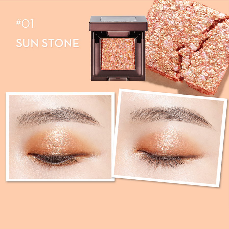 Twinkle Gemstone Glitter Eye Shadow (2 Option) (w/ FREE Rubycell Sponge Tip 4 pcs)
