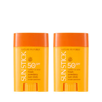 [2X] California Aloe Fresh Powdery Sun Stick Broad Spectrum SPF50+
