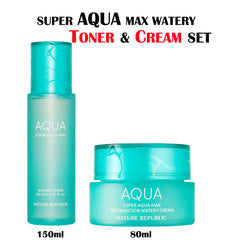 SUPER AQUA MAX WATERY TONER & CREAM SET