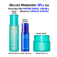 DEE-EEP HYDRATION 3PCS SET - WATERY TONER , CREAM & CAPSULE ESSENCE