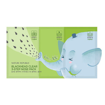 BLACKHEAD CLEAR 3-STEP NOSE PACK - NatureRepublic USA