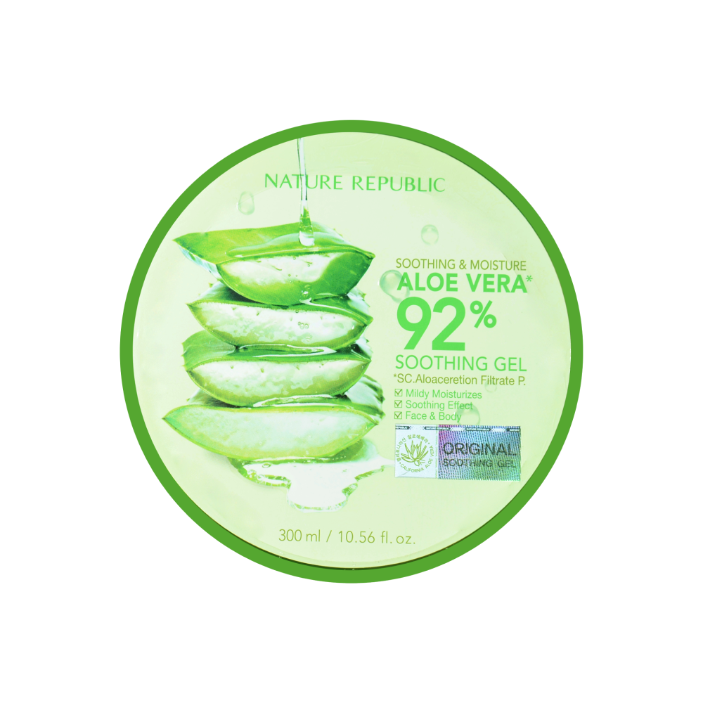 Soothing & Moisture Aloe Vera Gift Box 1 (Soothing Gel, Foam Cleanser, Toner, Emulsion & 5x Aloe Hydrogel Mask Sheet)
