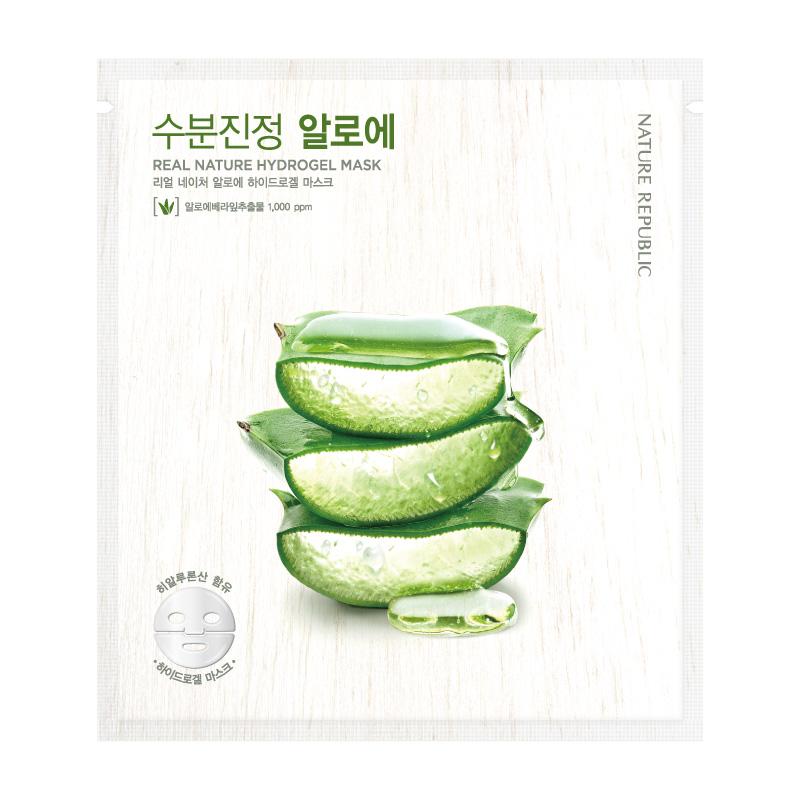 Soothing & Moisture Aloe Vera Gift Box 3 (Soothing Gel, 3x Mist, 5x Aloe Hydrogel Mask Sheet)