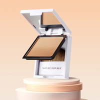 By Flower Gradation Shading Blendy Brown