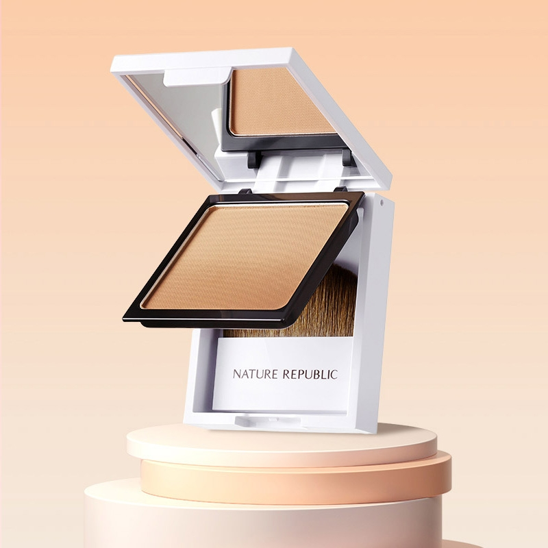 By Flower Gradation Shading Blendy Brown