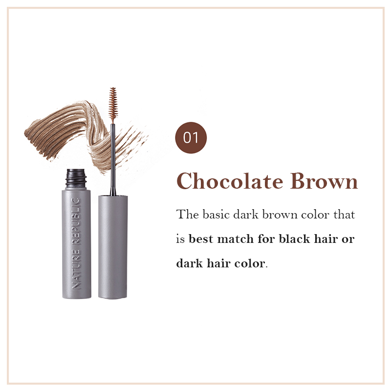 Skinny Eyebrow Cara 01 Chocolate Brown – Nature Republic USA