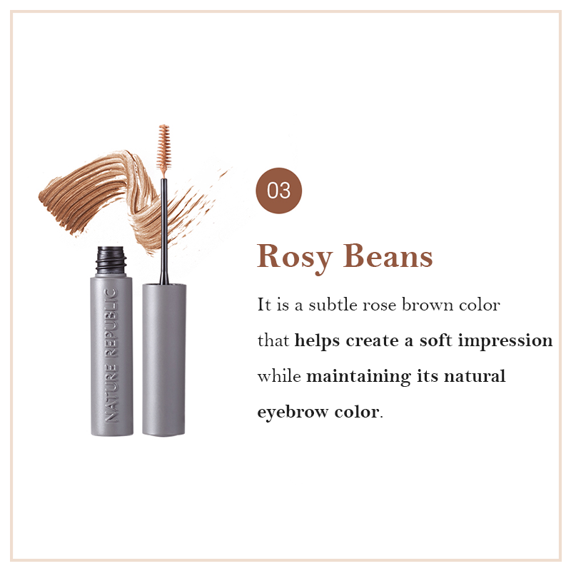 Botanical Skinny Eyebrow Coating Cara 03 Rosy Beans