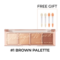 Daily Basic Palette 01 Brown (w/ FREE 4x Rubycell Sponge Tip)