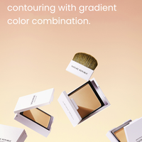 By Flower Gradation Shading Blendy Brown