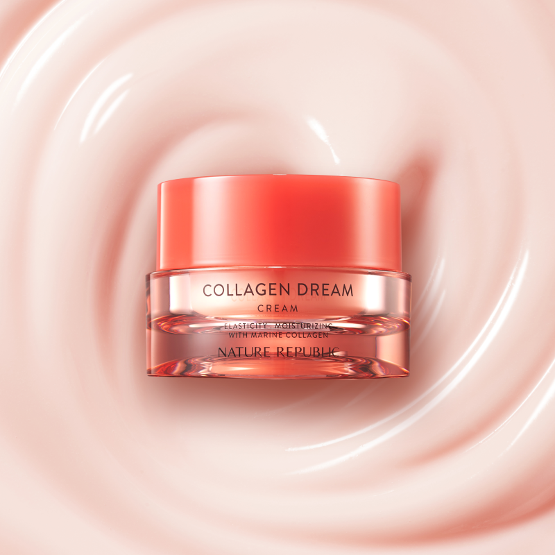 Collagen Dream 5pcs Night Care Set - Collagen Dream Vitamin C Capsule Foam Cleanser, Skin Booster, Essence, All Face Eye Cream & Cream