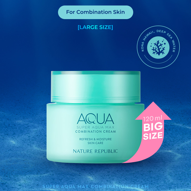 [T-ZONE OILY] Super Aqua Max Combination Big Watery Cream 120ml (Big Size)