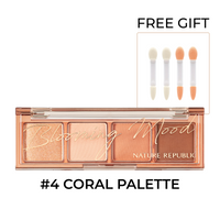 Daily Basic Palette 04 Coral (w/ FREE 4x Rubycell Sponge Tip)