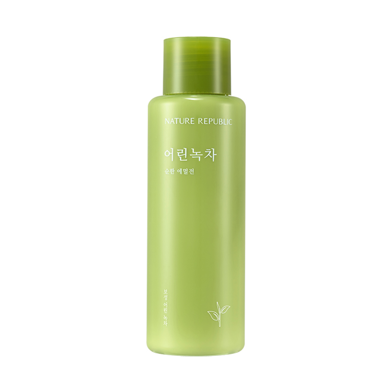 Moist Full with Gentle Green Tea - Mild Green Tea Skin Care Set (Toner, Emulsion & Cream)