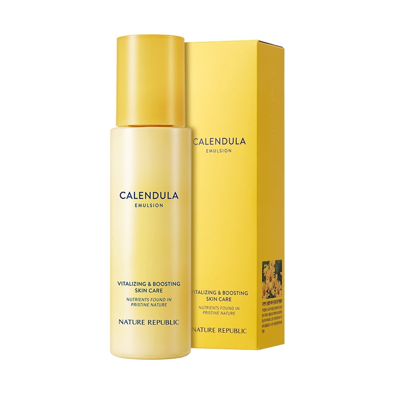 Calendula Relief 5pcs Total Care Set (Cleansing Oil, Wash Off Pack, Toner, Emulsion & Cream)