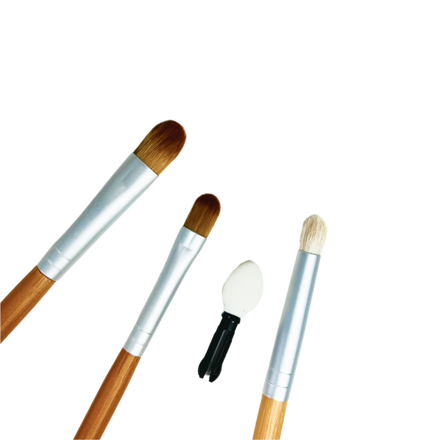Nature's Deco Essential Eye Shadow Brush Set