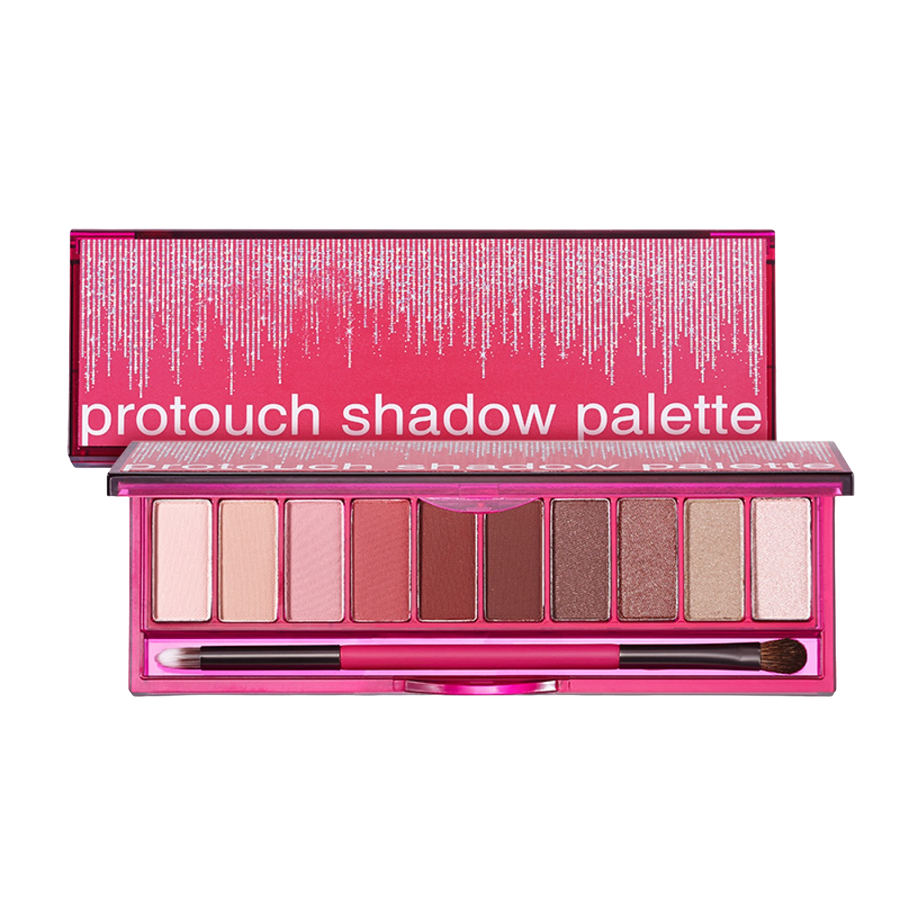 Protouch Shadow Palette 02 Fever Rosy (CHOOSE By Flower Auto Eyebrow 4 Options)