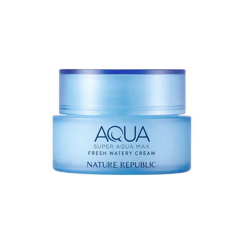 Super Aqua Max 4 Piece Set - Toner, Essence, Emulsion & choose your Watery Cream