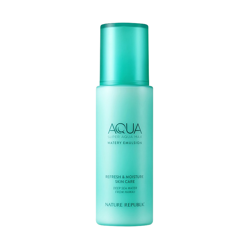 Super Aqua Max 4pcs Set - Toner, Essence, Emulsion & choose your Watery Cream