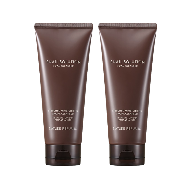 [BOGO50] [IMPROVING SKIN COMPLEXION & ELASTICITY] Snail Solution Foam Cleanser