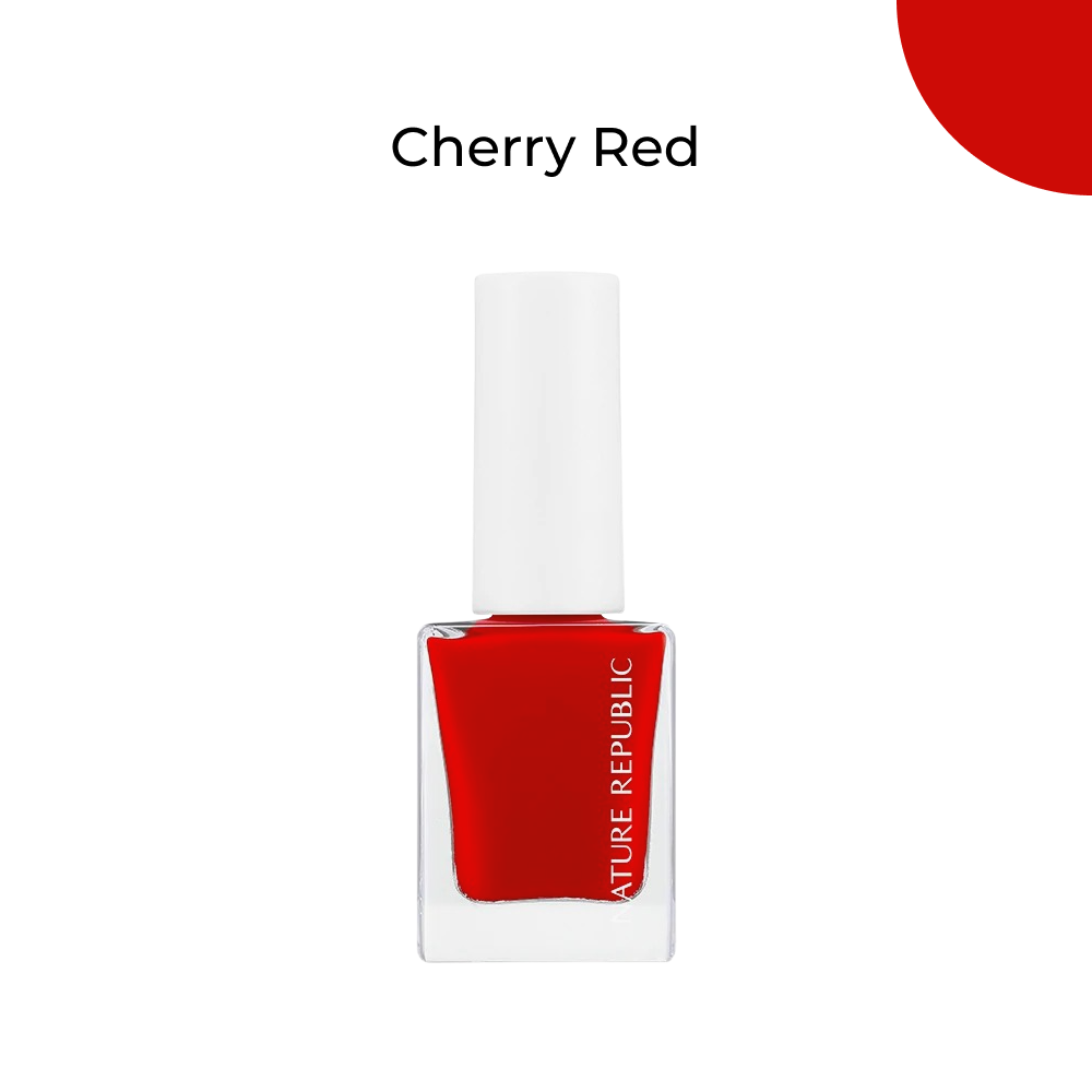Color & Nature Nail Black & Red Edition (w/ Green Tea Nail Remover & FREE Nail Gradient Sponge Set)