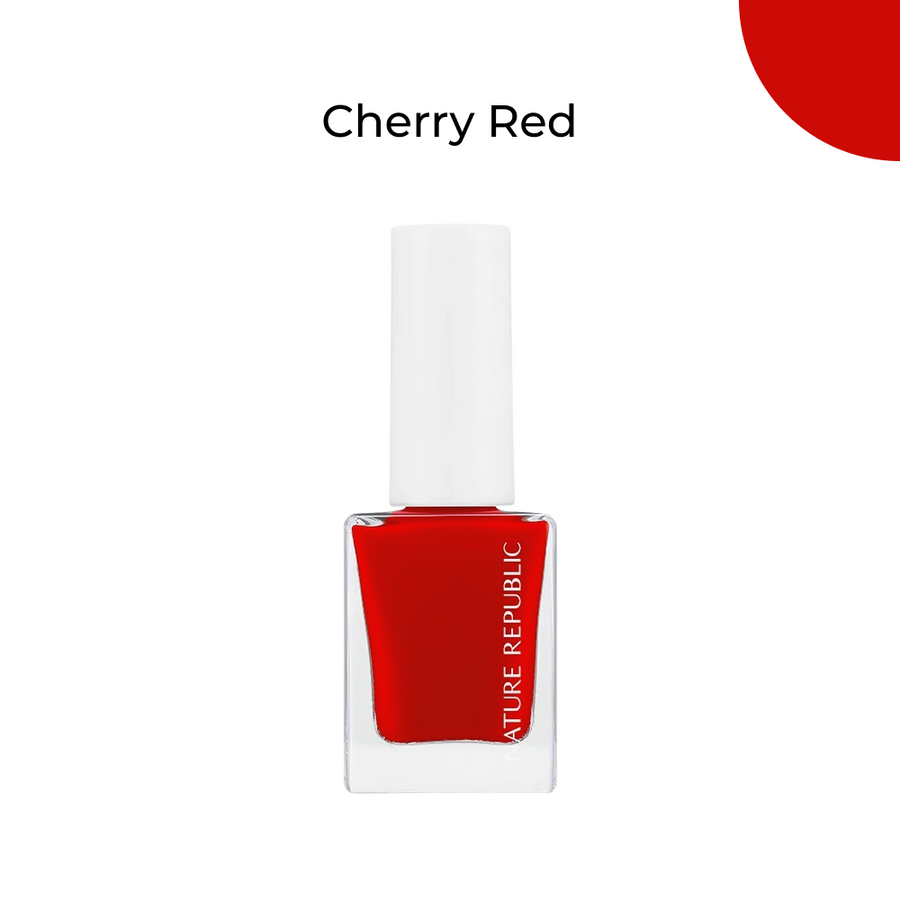 Color & Nature Nail Black & Red Edition (w/ Green Tea Nail Remover & FREE Nail Gradient Sponge Set)