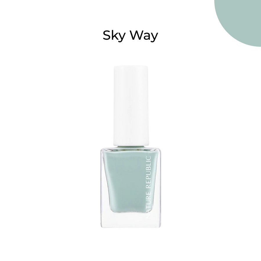 Color & Nature Nail Sky Peony Beige Edition (w/ Green Tea Nail Remover & Free Nail Gradient Sponge Set)