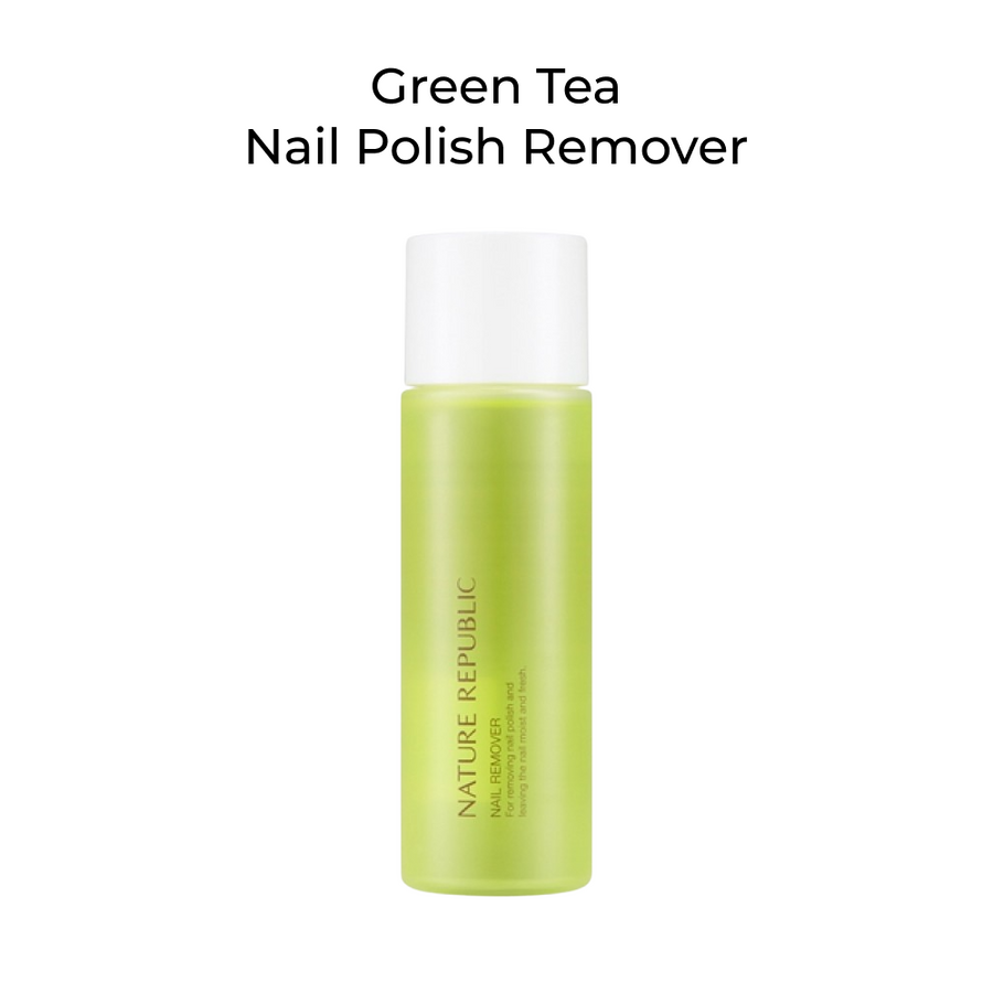 Color & Nature Nail Black & Red Edition (w/ Green Tea Nail Remover & FREE Nail Gradient Sponge Set)