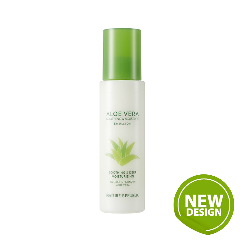 Soothing & Moisture Aloe Vera Skin Care Set (Toner, Emulsion & Aloe Vera 92% Soothing Gel)