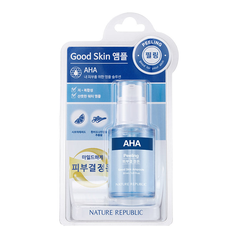 [AHA] Good Skin Peeling Care - AHA Ampoule, Lacto Cream, 2x AHA Mask Sheet