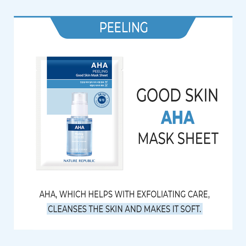 [PEELING] Good Skin Mask Sheet - AHA