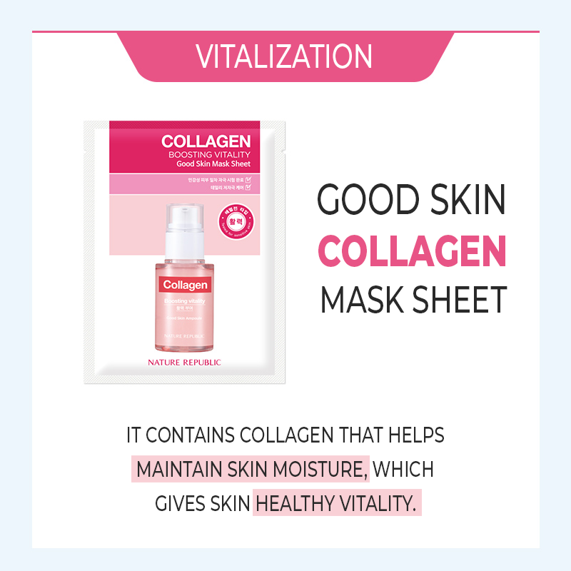 [SKIN ELASTICITY] Good Skin Mask Sheet - Collagen